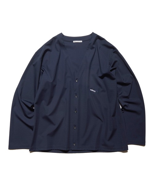 uniform experiment(ユニフォームエクスペリメント)の「JERSEY CARDIGAN(カーディガン/ボレロ・メンズ・ベージュ/ネイビー/ブラック・2/5/1/3/4)」の3枚目の写真