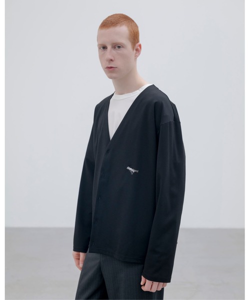 uniform experiment(ユニフォームエクスペリメント)の「JERSEY CARDIGAN(カーディガン/ボレロ・メンズ・ベージュ/ネイビー/ブラック・2/5/1/3/4)」の7枚目の写真