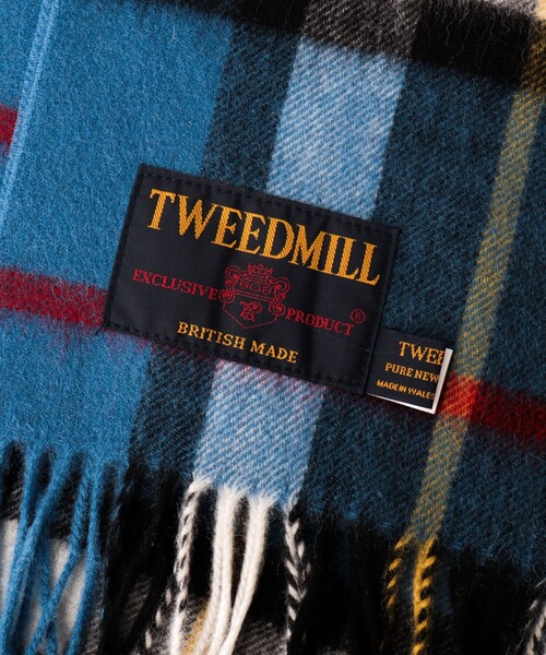 TWEED MILL（ツイードミル）の「【TWEEDMILL/ツイードミル】Lambswool Muffler Check 25（マフラー・メンズ・ブラウン系その他/レッド系その他/ブルー系その他/ブラック系その他/グリーン系その他/グレー系その他・FREE）」の8枚目の写真