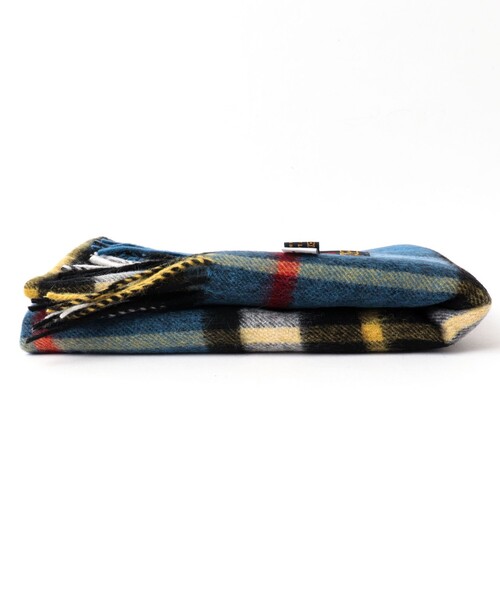 TWEED MILL（ツイードミル）の「【TWEEDMILL/ツイードミル】Lambswool Muffler Check 25（マフラー・メンズ・ブラウン系その他/レッド系その他/ブルー系その他/ブラック系その他/グリーン系その他/グレー系その他・FREE）」の9枚目の写真