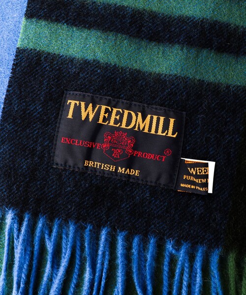 TWEED MILL（ツイードミル）の「【TWEEDMILL/ツイードミル】Lambswool Muffler Check 25（マフラー・メンズ・ブラウン系その他/レッド系その他/ブルー系その他/ブラック系その他/グリーン系その他/グレー系その他・FREE）」の16枚目の写真