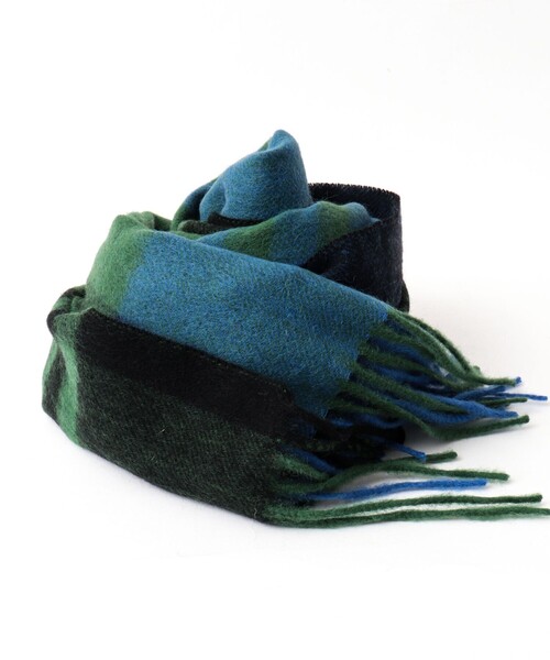 TWEED MILL（ツイードミル）の「【TWEEDMILL/ツイードミル】Lambswool Muffler Check 25（マフラー・メンズ・ブラウン系その他/レッド系その他/ブルー系その他/ブラック系その他/グリーン系その他/グレー系その他・FREE）」の19枚目の写真