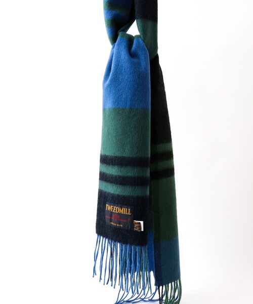 TWEED MILL（ツイードミル）の「【TWEEDMILL/ツイードミル】Lambswool Muffler Check 25（マフラー・メンズ・ブラウン系その他/レッド系その他/ブルー系その他/ブラック系その他/グリーン系その他/グレー系その他・FREE）」の20枚目の写真