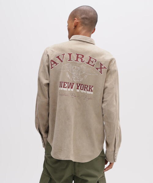 AVIREX(アヴィレックス)の「GOAT SUEDE WESTERN SHIRT / ゴート スエード ウェスタンシャツ / AVIREX / アヴィレックス(シャツ/ブラウス・メンズ・ベージュ/ブラウン・X-LARGE/MEDIUM/LARGE)」の8枚目の写真