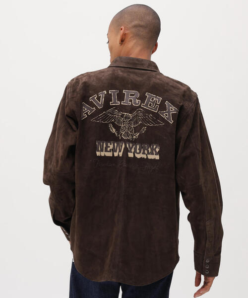 AVIREX(アヴィレックス)の「GOAT SUEDE WESTERN SHIRT / ゴート スエード ウェスタンシャツ / AVIREX / アヴィレックス(シャツ/ブラウス・メンズ・ベージュ/ブラウン・X-LARGE/MEDIUM/LARGE)」の15枚目の写真