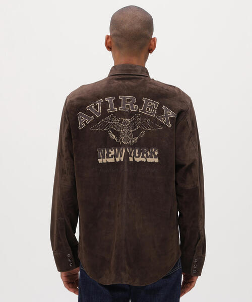 AVIREX(アヴィレックス)の「GOAT SUEDE WESTERN SHIRT / ゴート スエード ウェスタンシャツ / AVIREX / アヴィレックス(シャツ/ブラウス・メンズ・ベージュ/ブラウン・X-LARGE/MEDIUM/LARGE)」の19枚目の写真