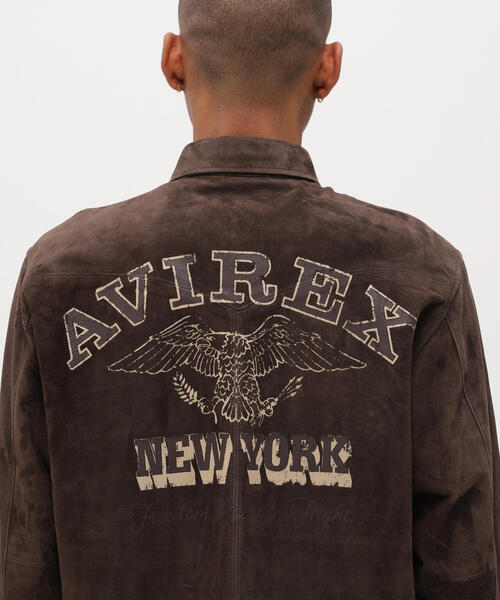 AVIREX(アヴィレックス)の「GOAT SUEDE WESTERN SHIRT / ゴート スエード ウェスタンシャツ / AVIREX / アヴィレックス(シャツ/ブラウス・メンズ・ベージュ/ブラウン・X-LARGE/MEDIUM/LARGE)」の11枚目の写真