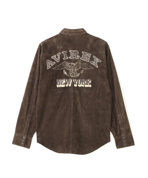 AVIREX(アヴィレックス)の「GOAT SUEDE WESTERN SHIRT / ゴート スエード ウェスタンシャツ / AVIREX / アヴィレックス(シャツ/ブラウス・メンズ・ベージュ/ブラウン・X-LARGE/MEDIUM/LARGE)」の12枚目の写真