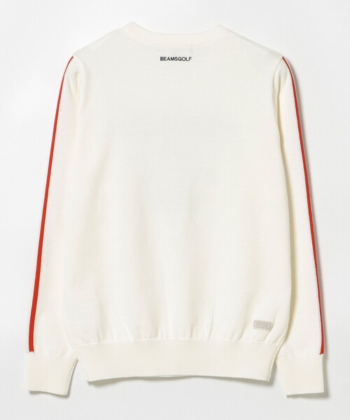 BEAMS GOLF(ビームスゴルフ)の「〈WOMEN〉PURPLE LABEL / BROOKLYN ロゴニット プルオーバー(ニット/セーター・レディース・ホワイト/ネイビー・MEDIUM/LARGE)」の8枚目の写真