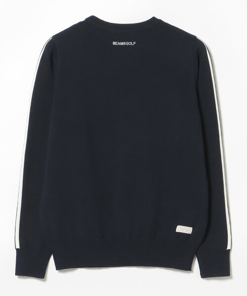 BEAMS GOLF(ビームスゴルフ)の「〈WOMEN〉PURPLE LABEL / BROOKLYN ロゴニット プルオーバー(ニット/セーター・レディース・ホワイト/ネイビー・MEDIUM/LARGE)」の5枚目の写真
