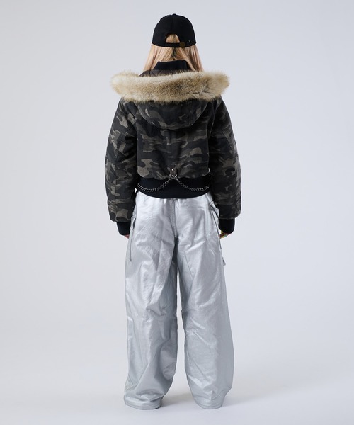 dollslutz(ドルズラッツ)の「【dollslutz】2way fake fur padded blouson / 【ドルズラッツ】2wayフェイクファー中綿ブルゾン(セットアップ・レディース・カモフラージュ/リアルツリーカモ・FREE)」の15枚目の写真