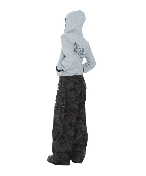 AAKAM（アーカム）の「Incision Terry Zip-Up Hoodie (Gray)（パーカー・レディース・その他・1/2）」の11枚目の写真