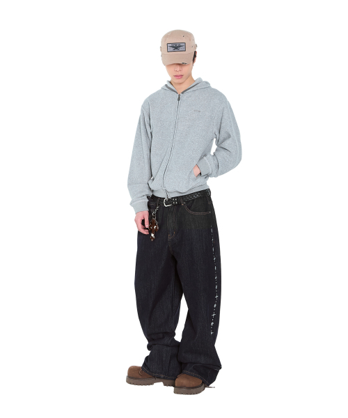 AAKAM（アーカム）の「Incision Terry Zip-Up Hoodie (Gray)（パーカー・レディース・その他・1/2）」の16枚目の写真