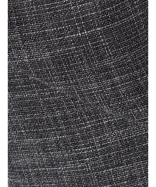 SUIT SQUARE（スーツスクエア）の「ペプラムジレ ウォッシャブル ストレッチ スラブシャンブレー 織柄 anysy（ベスト・レディース・ブラック・40(11号)/38(9号)）」の7枚目の写真