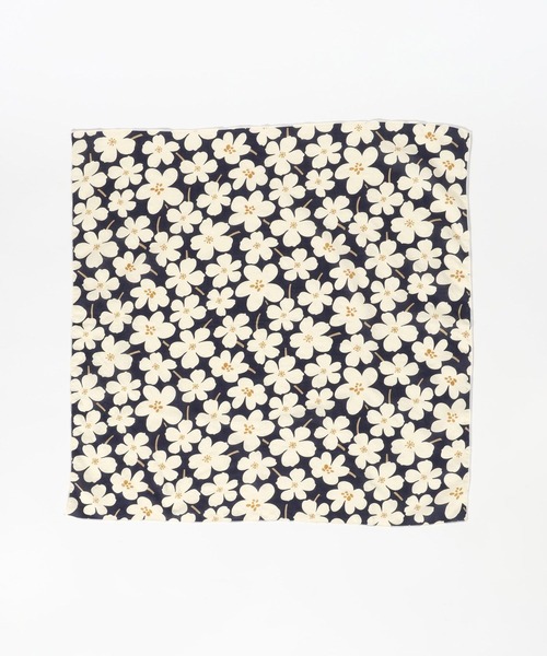 mysty woman（ミスティウーマン）の「コットンマルチスカーフ 622549（バンダナ/スカーフ・レディース・イエロー系その他/ホワイト系その他・FREE）」の8枚目の写真