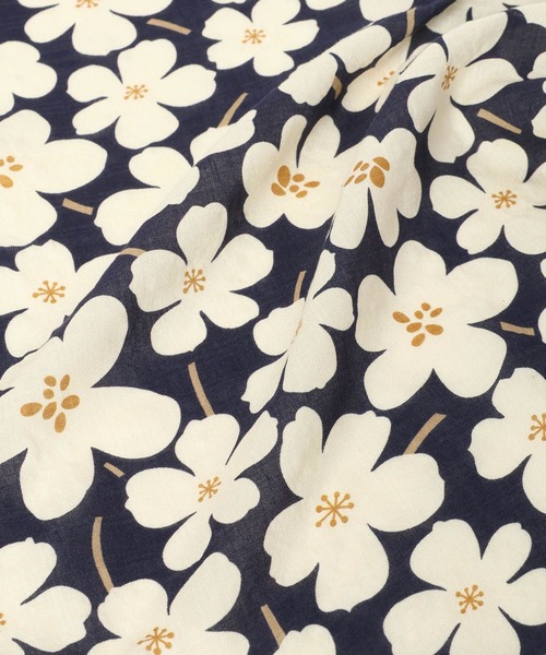 mysty woman（ミスティウーマン）の「コットンマルチスカーフ 622549（バンダナ/スカーフ・レディース・イエロー系その他/ホワイト系その他・FREE）」の9枚目の写真