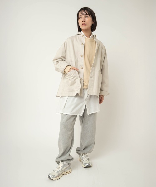 RNA-N(アールエヌエーエヌ)の「B2939 コットンセレブロングシャツ(シャツ/ブラウス・レディース・オフホワイト/ブラック/グレイッシュベージュ・FREE)」の16枚目の写真