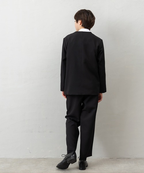 4点セットスーツ】ジャケット+パンツ+シャツ+蝶ネクタイ（スーツセット