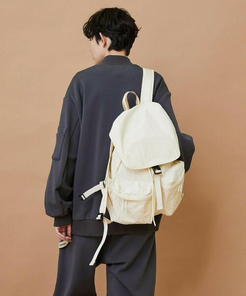 FRAPBOIS（フラボア）の「ダブルリュック（バックパック/リュック・レディース・オフホワイト/チャコールグレー・FREE）」の3枚目の写真