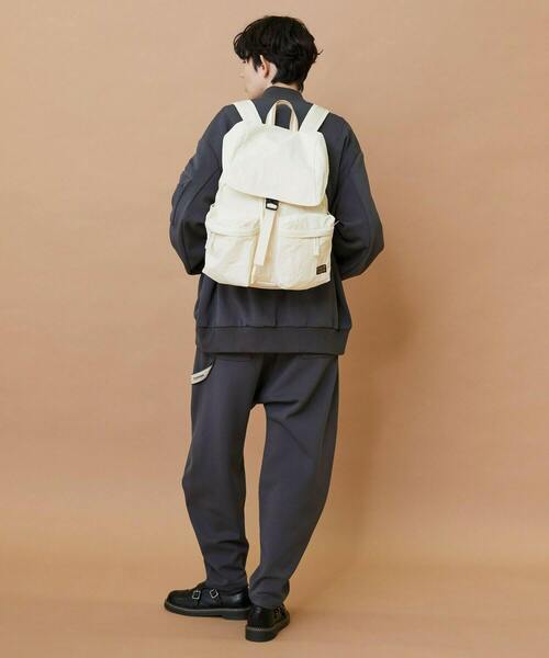 FRAPBOIS（フラボア）の「ダブルリュック（バックパック/リュック・レディース・オフホワイト/チャコールグレー・FREE）」の4枚目の写真
