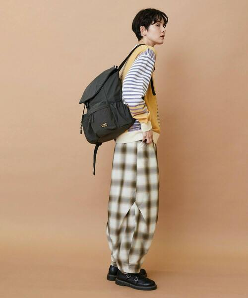 FRAPBOIS（フラボア）の「ダブルリュック（バックパック/リュック・レディース・オフホワイト/チャコールグレー・FREE）」の9枚目の写真