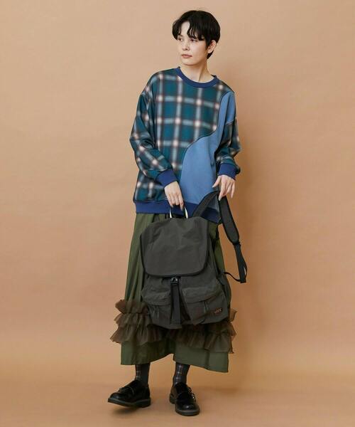 FRAPBOIS（フラボア）の「ダブルリュック（バックパック/リュック・レディース・オフホワイト/チャコールグレー・FREE）」の12枚目の写真