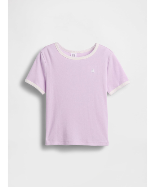 GAP(ギャップ)の「ブラナンベア リブ リンガーTシャツ (キッズ)(Tシャツ/カットソー・キッズ・イエロー/ブラック/ラベンダー・120cm/160cm/140cm/130cm/150cm)」の4枚目の写真