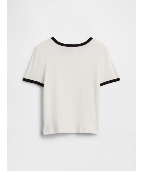 GAP(ギャップ)の「ブラナンベア リブ リンガーTシャツ (キッズ)(Tシャツ/カットソー・キッズ・イエロー/ブラック/ラベンダー・120cm/160cm/140cm/130cm/150cm)」の5枚目の写真