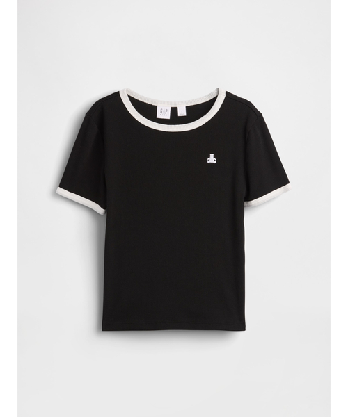 GAP(ギャップ)の「ブラナンベア リブ リンガーTシャツ (キッズ)(Tシャツ/カットソー・キッズ・イエロー/ブラック/ラベンダー・120cm/160cm/140cm/130cm/150cm)」の7枚目の写真