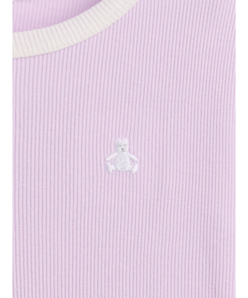 GAP(ギャップ)の「ブラナンベア リブ リンガーTシャツ (キッズ)(Tシャツ/カットソー・キッズ・イエロー/ブラック/ラベンダー・120cm/160cm/140cm/130cm/150cm)」の12枚目の写真