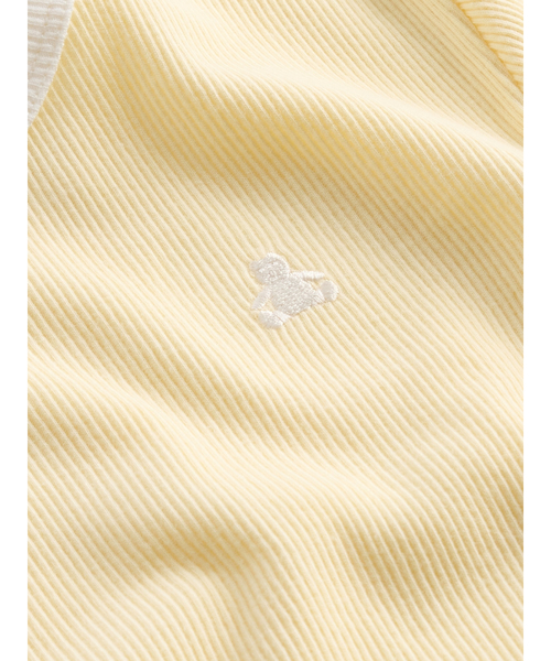 GAP(ギャップ)の「ブラナンベア リブ リンガーTシャツ (キッズ)(Tシャツ/カットソー・キッズ・イエロー/ブラック/ラベンダー・120cm/160cm/140cm/130cm/150cm)」の14枚目の写真