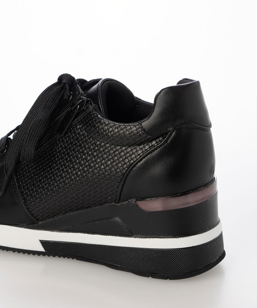 enchanted(エンチャンテッド)の「テクスチャーサイドジップウェッジスニーカー(スニーカー・レディース・ベージュ/ホワイト/グレイッシュベージュ/ブラック・LL/L/M/S)」の19枚目の写真