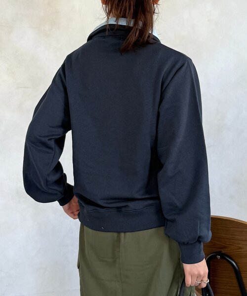 CPCM（シーピーシーエム）の「【U.S. POLO ASSN.】レイヤード裏毛プルオーバー（Tシャツ/カットソー・レディース・サックスブルー/ネイビー/グレー・FREE）」の16枚目の写真