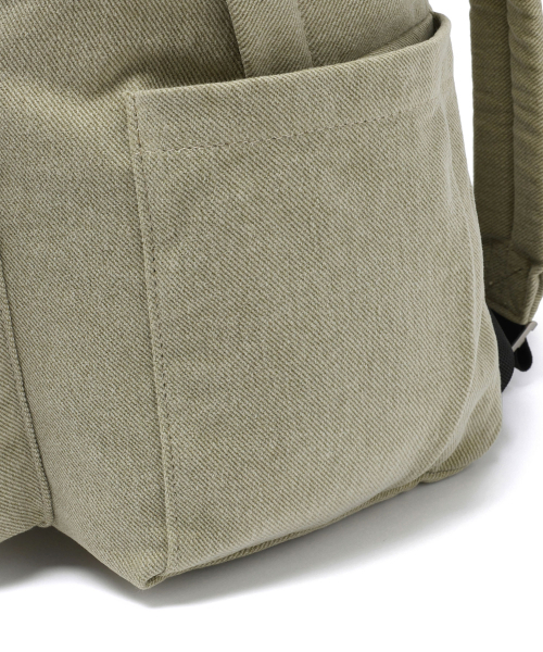 NICE GHOST CLUB（ナイスゴーストクラブ）の「NGC BASIC COTTON BACKPACK_BEIGE(NG2EFUAB44A)（バックパック/リュック・レディース・ベージュ・FREE）」の5枚目の写真
