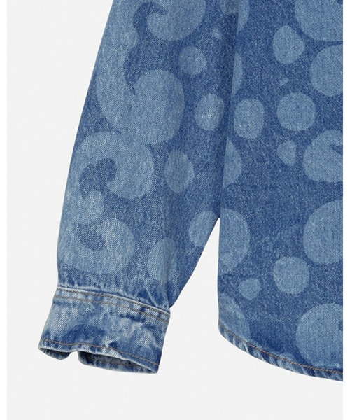 marimekko（マリメッコ）の「【Maridenim】 Vaihe Keidas / Shirt（シャツ/ブラウス・レディース・ネイビー・38/40/36/34）」の2枚目の写真