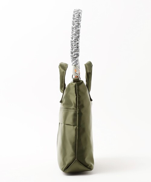 BEAMS HEART(ビームスハート)の「コード ヘルメットバッグ(トートバッグ・レディース・ブラック/オリーブ・ONE SIZE)」の10枚目の写真