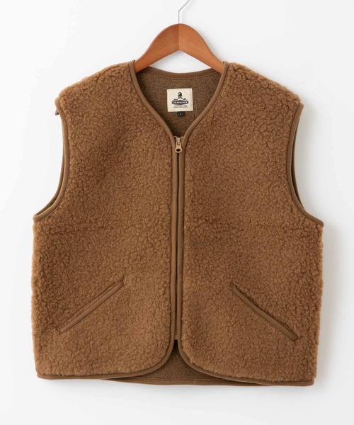 ABBEY MARKET(アビーマーケット)の「COLD BREAKER SHORT LENGTH VEST POS コールドブレイカー ショート丈ベスト(ベスト・レディース・チャコールグレー/ブラウン/シルバーグレー/ライトベージュ/ブラック・SMALL)」の9枚目の写真
