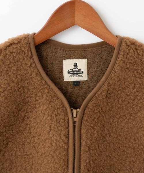 ABBEY MARKET(アビーマーケット)の「COLD BREAKER SHORT LENGTH VEST POS コールドブレイカー ショート丈ベスト(ベスト・レディース・チャコールグレー/ブラウン/シルバーグレー/ライトベージュ/ブラック・SMALL)」の10枚目の写真
