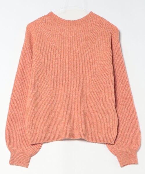 Droite lautreamont（ドロワットロートレアモン）の「【WEB限定カラーあり】ラメボトルネックプルオーバー≪手洗い可能≫（ニット/セーター・レディース・ネイビー/ライトグレー/オレンジ/ブルー・M）」の4枚目の写真