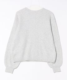 【WEB限定カラーあり】ラメボトルネックプルオーバー≪手洗い可能≫