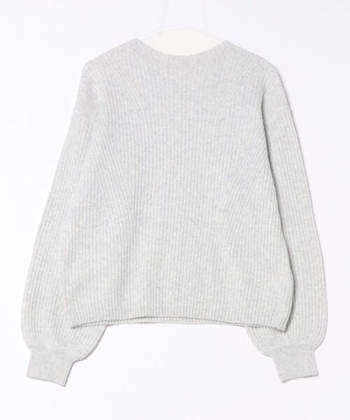 Droite lautreamont（ドロワットロートレアモン）の「【WEB限定カラーあり】ラメボトルネックプルオーバー≪手洗い可能≫（ニット/セーター・レディース・ネイビー/ライトグレー/オレンジ/ブルー・M）」の2枚目の写真