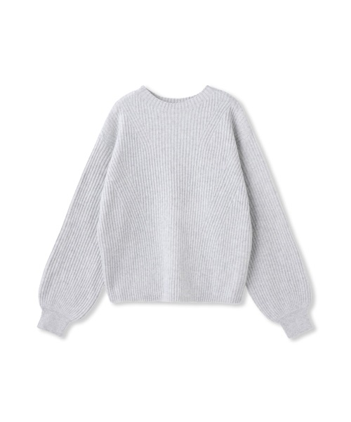 Droite lautreamont（ドロワットロートレアモン）の「【WEB限定カラーあり】ラメボトルネックプルオーバー≪手洗い可能≫（ニット/セーター・レディース・ネイビー/ライトグレー/オレンジ/ブルー・M）」の14枚目の写真