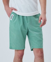 <MENS>ギンガム冷感ショートパンツ