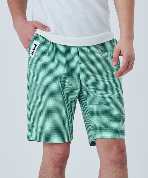 archivio(アルチビオ)の「<MENS>ギンガム冷感ショートパンツ(その他パンツ・メンズ・ブラック/グリーン/ネイビー・LL/L/M)」の3枚目の写真