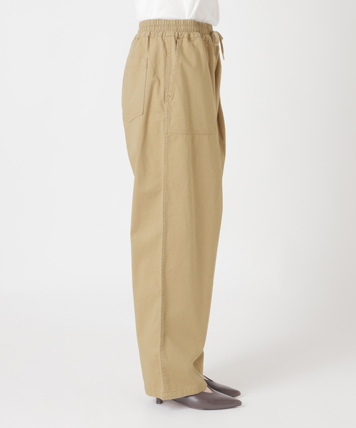 JOURNAL STANDARD relume（ジャーナルスタンダード　レリューム）の「［26SS新作］ギャザーワイドベイカー（カーゴパンツ・レディース・カーキ/ベージュ・36/38）」の21枚目の写真