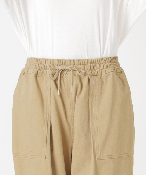 JOURNAL STANDARD relume（ジャーナルスタンダード　レリューム）の「［26SS新作］ギャザーワイドベイカー（カーゴパンツ・レディース・カーキ/ベージュ・36/38）」の22枚目の写真