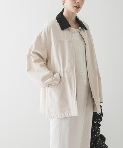 URBAN RESEARCH（アーバンリサーチ）の「ドロストカバーオール（カバーオール・レディース・ピンク/ネイビー/ナチュラル・FREE）」の2枚目の写真