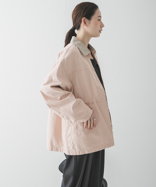 URBAN RESEARCH（アーバンリサーチ）の「ドロストカバーオール（カバーオール・レディース・ピンク/ネイビー/ナチュラル・FREE）」の7枚目の写真