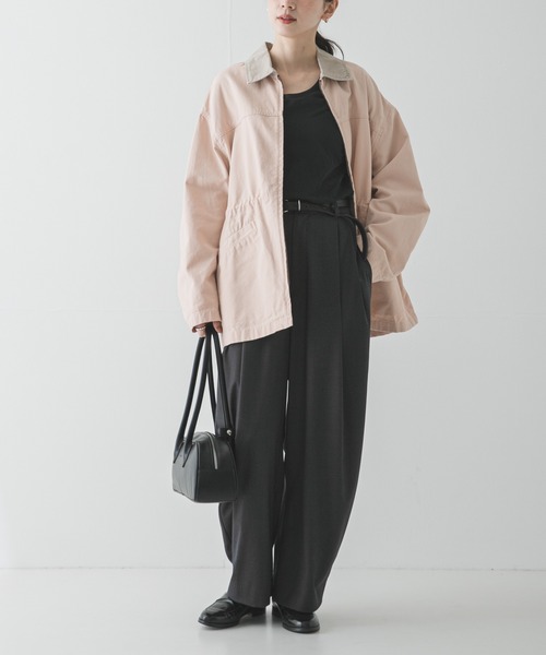 URBAN RESEARCH（アーバンリサーチ）の「ドロストカバーオール（カバーオール・レディース・ピンク/ネイビー/ナチュラル・FREE）」の9枚目の写真