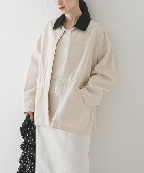 URBAN RESEARCH（アーバンリサーチ）の「ドロストカバーオール（カバーオール・レディース・ピンク/ネイビー/ナチュラル・FREE）」の11枚目の写真